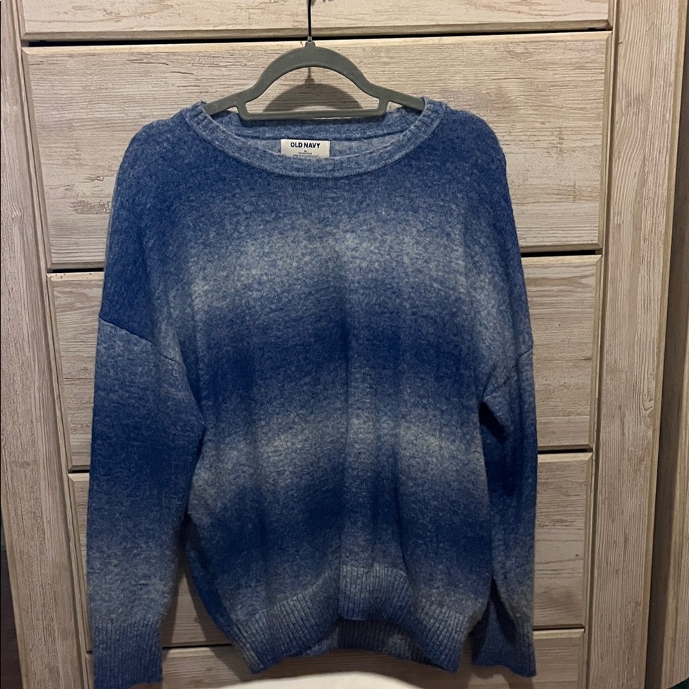 Old Navy Blue Oversized Sweater Size M